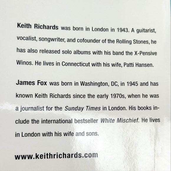 1st Edition Keith Richards: Life a Biography - Picture 6 of 9